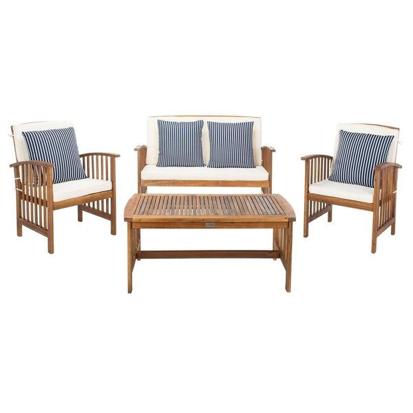 Safavieh Rocklin Outdoor Set, Multi Color - 4 Piece PAT7007F